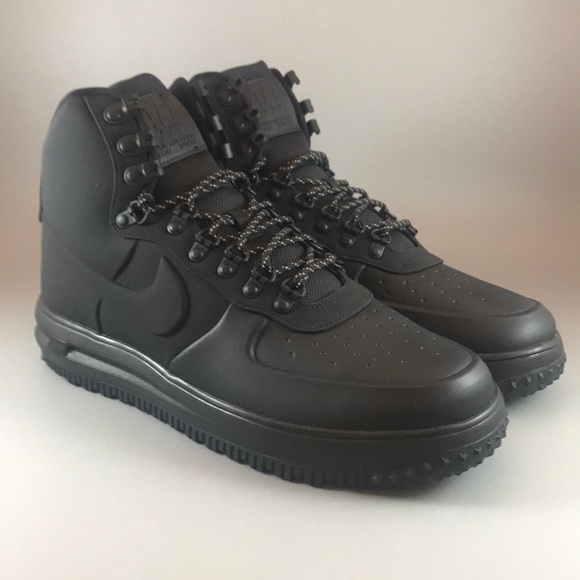 nike lunar force 1 duckboot triple black